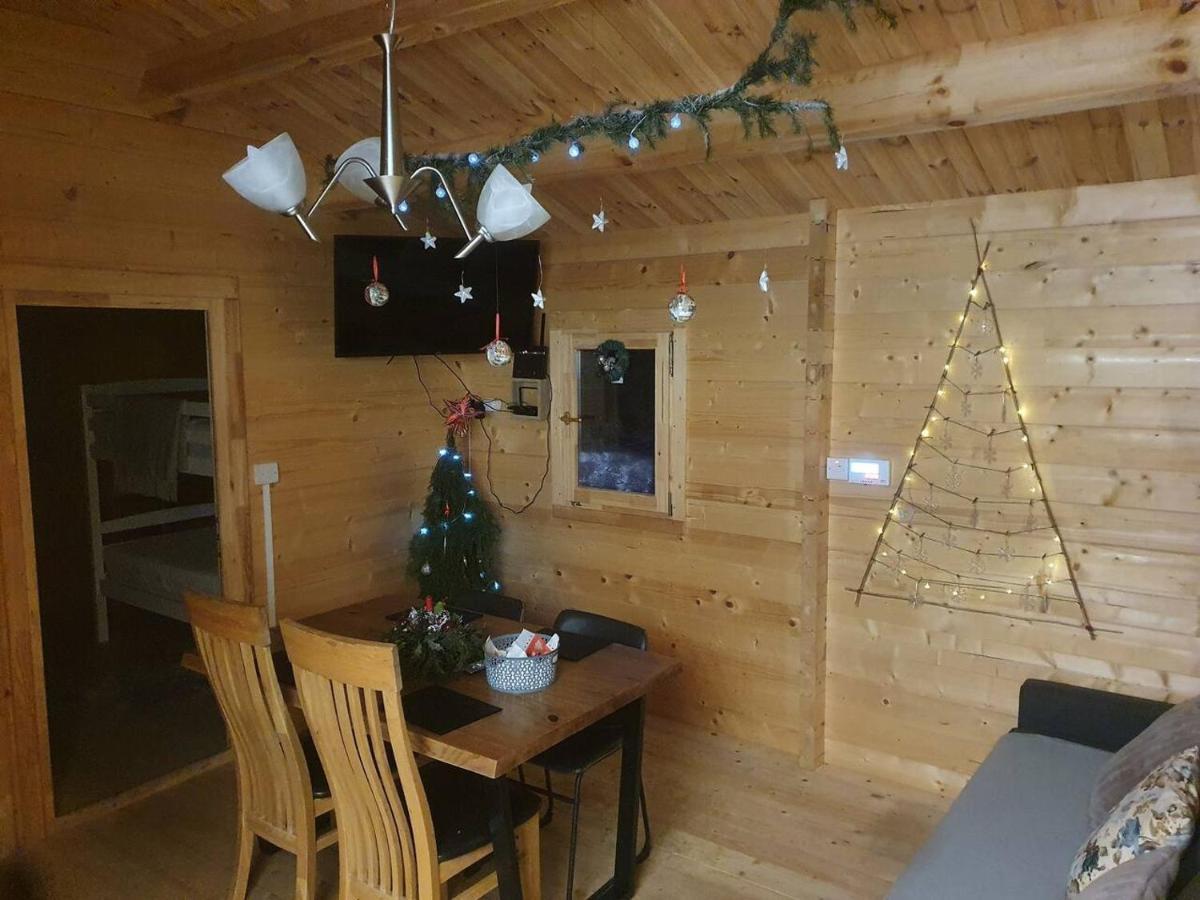 Stunning Log Cabin On The Lake Portroe Eksteriør bilde